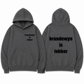 CUSTOM BRANDEWYN GREY HOODIE
