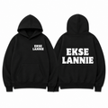 CUSTOM EKSE LANNIE BLACK HOODIE