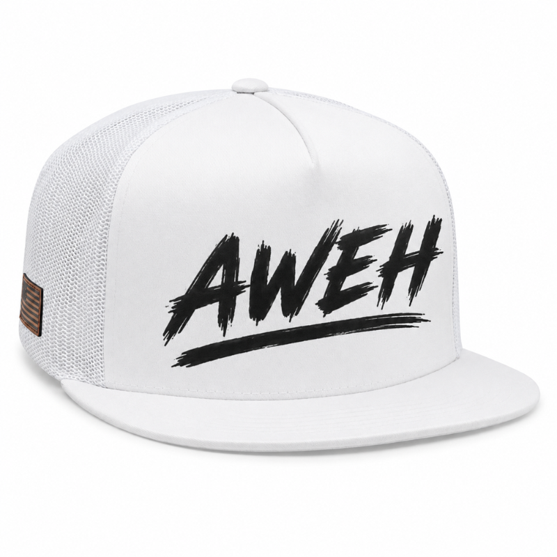CUSTOM AWEH WHITE HAT