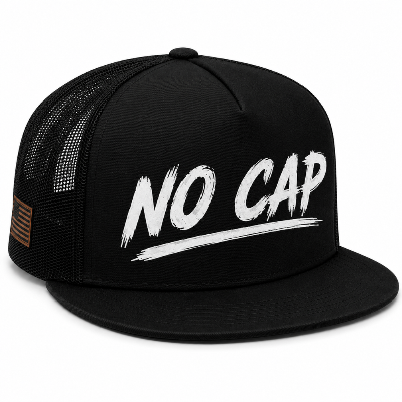 CUSTOM NO CAP BLACK HAT