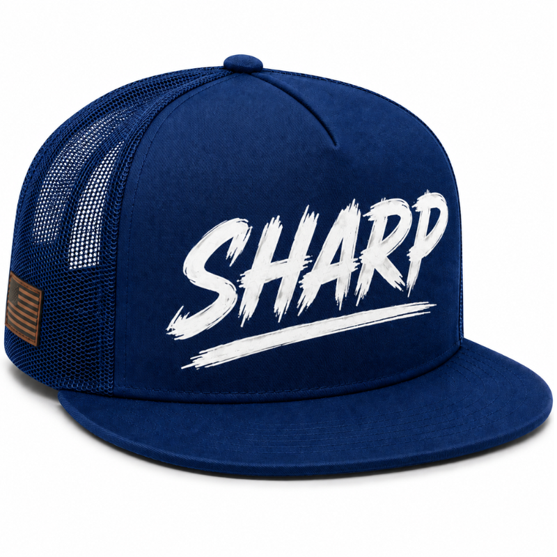 CUSTOM SHARP BLUE HAT